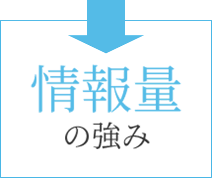 情報量の強み